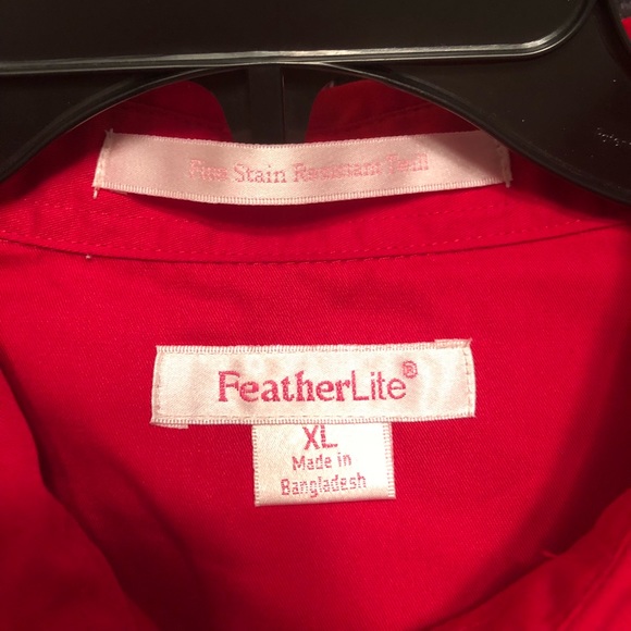 Red Button Down - Picture 3 of 3